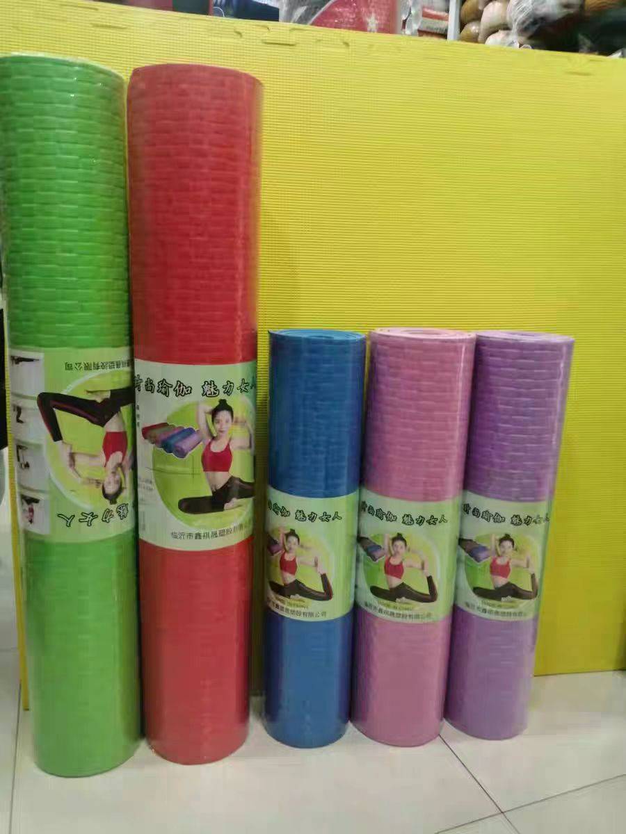 Yoga pads thick width, lady non -slip mats, home fitness dance sound insulation EVA shock -reducing floor mats