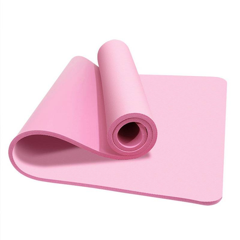 Beginners yoga mats, non -toxic, tasteless, environmentally friendly, environmental protection thickened, anti -slip mute sound insulation mattress fitness pads large area