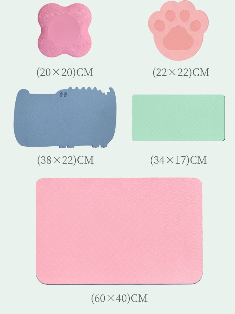 Tablet support cushion yoga kneeling pad PU thickened non -slip fitness portable knee -knee elbow joint protection cushion
