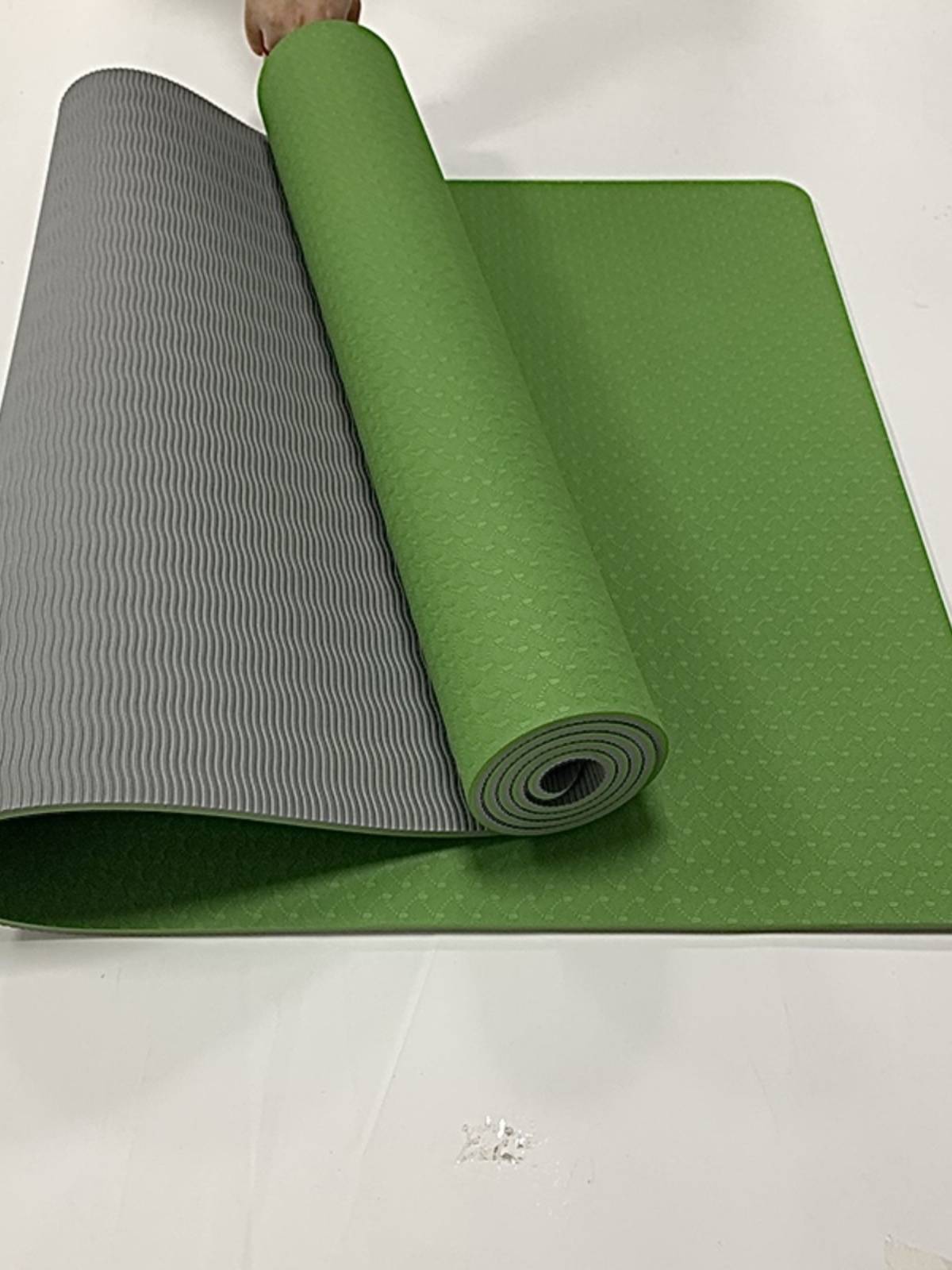 Micro -defective yoga cushion TPE thickened and widen 80cm non -slip fitness pad jump fuck sound insulation shock reduction floor junior scholar