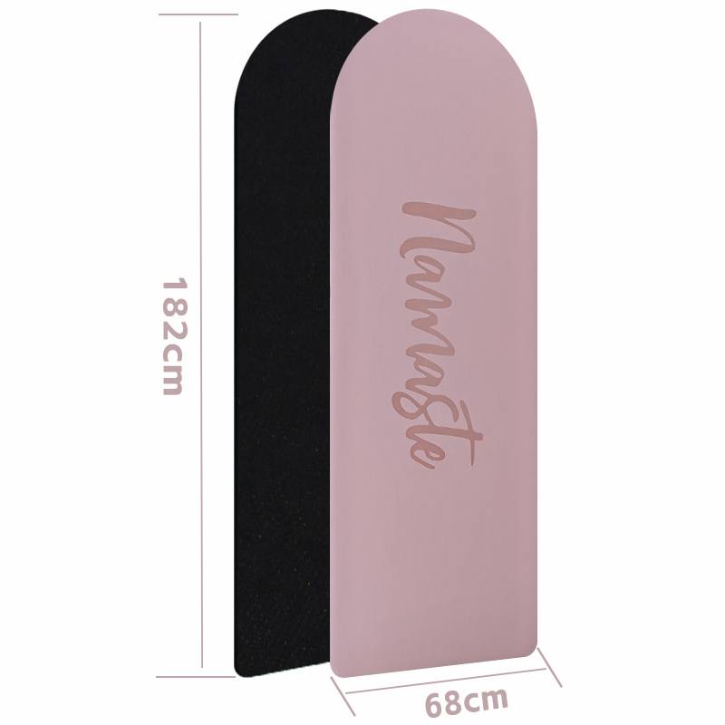 Natural rubber yoga pad PU local tyrant pads, semicircular ellipse anti -slip, wear -resistant yoga mat, sweat, sweat, exercise fitness exercise