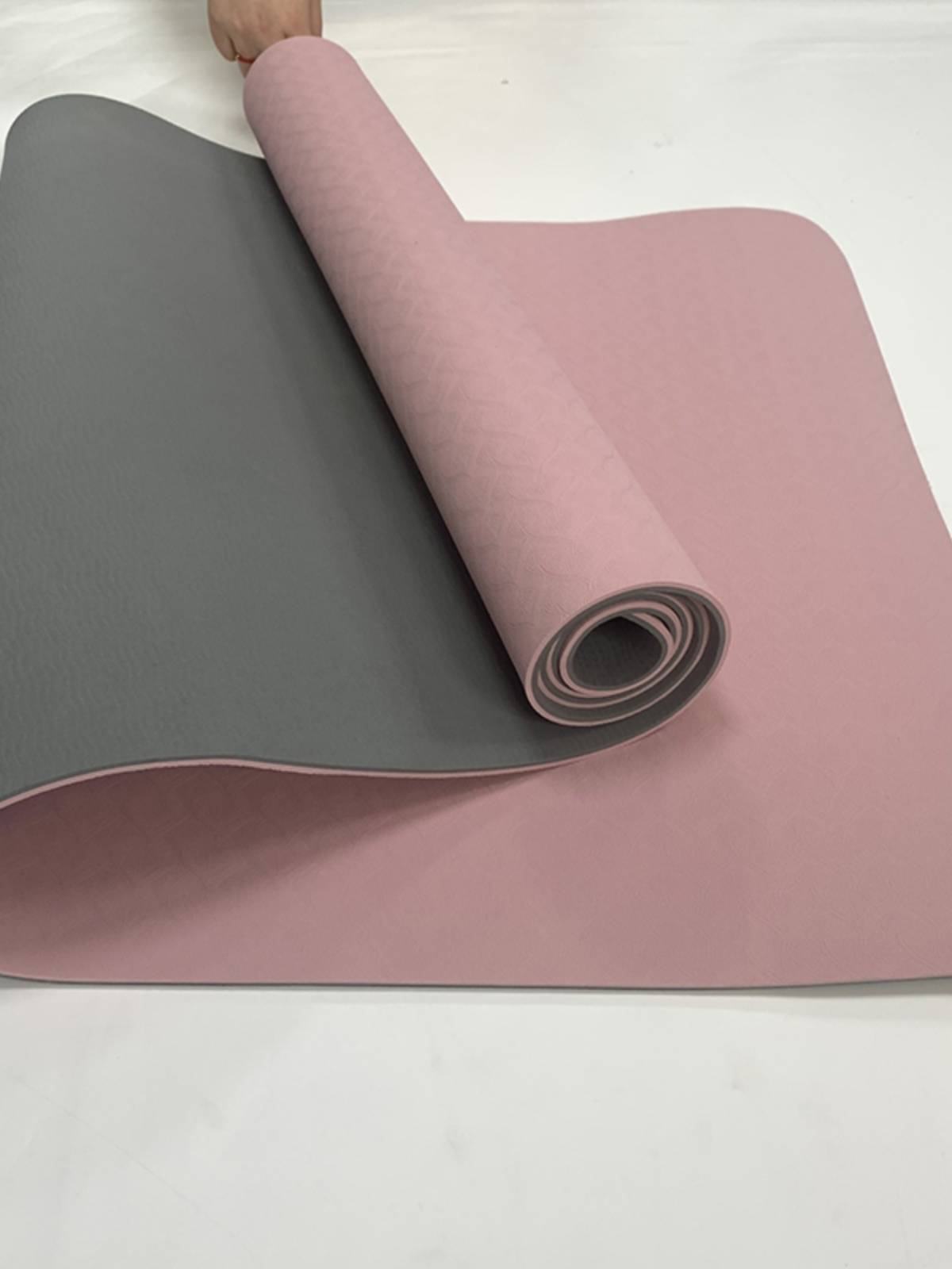 Micro -defect tpe widening thickened 90cm yoga pad body line Furnishing ground dance ground -cushion anti -slip can customize logo