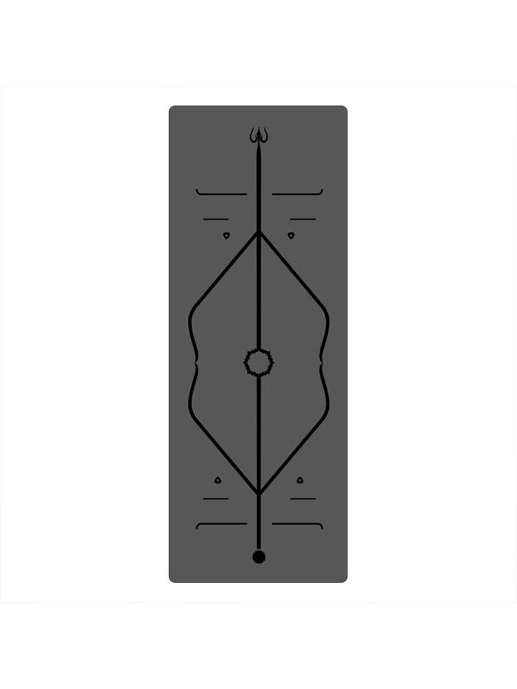 Micro -defective yoga cushion Natural rubber anti -skid professional 5mm thickness sports mats suede suede suede mats ultra -thin