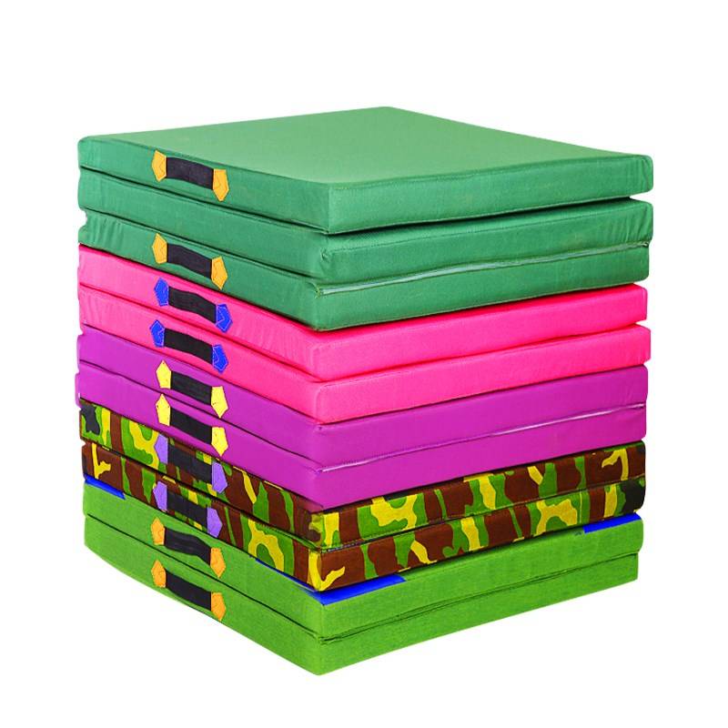 Gymnastics pads up lying on the cushion mid -examine sports sports folding thick sponge pad children's dance empty practice
