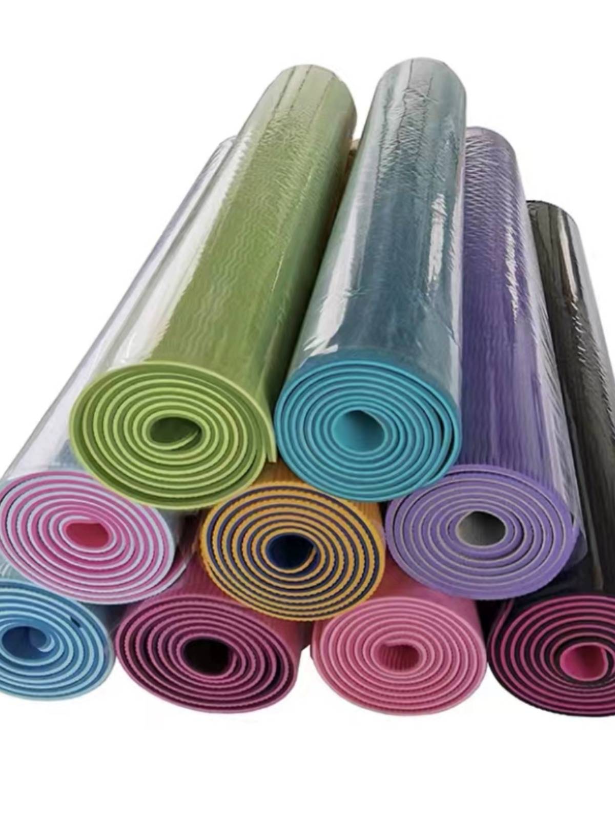 Micro defect TPE yoga pad thickened and widened fitness home jumping cushion environmental protection and tasteless can customize logo