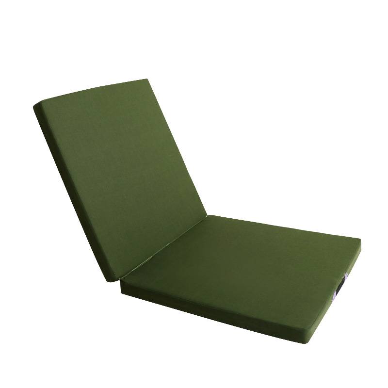 Two-fold tasteless canvas army green 120-60-5cm