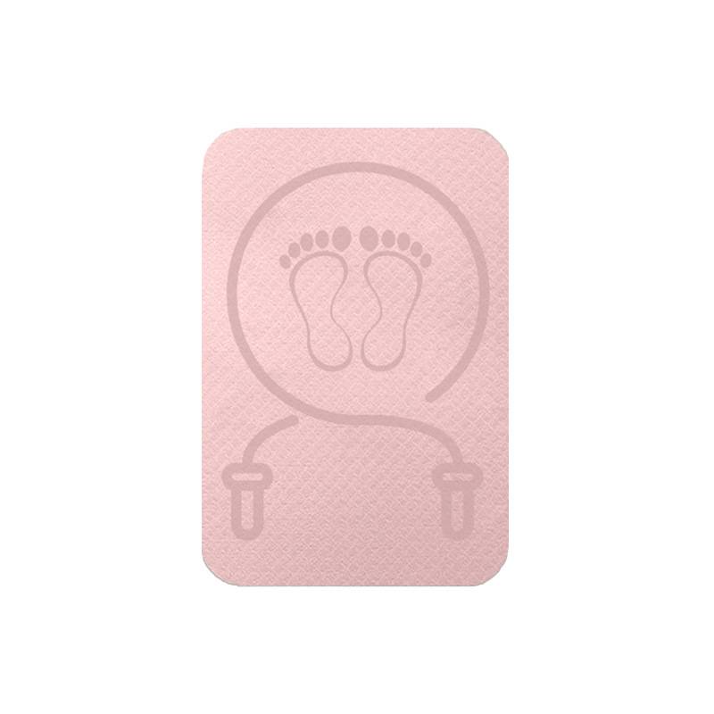 Thick solid color mute jumping rope jumping pad room In the room for beginners non -slip rope jumping ground mat, gym sports tablet support pad