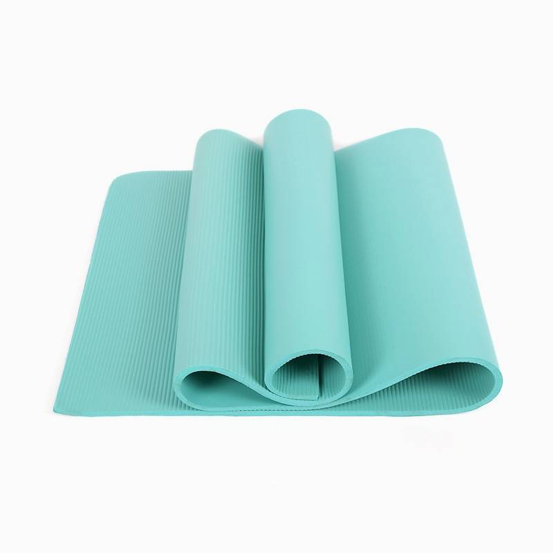 Supply 15mm high -density rubber yoga cushion household NBR shock prevention fitness thickened wide yoga mat