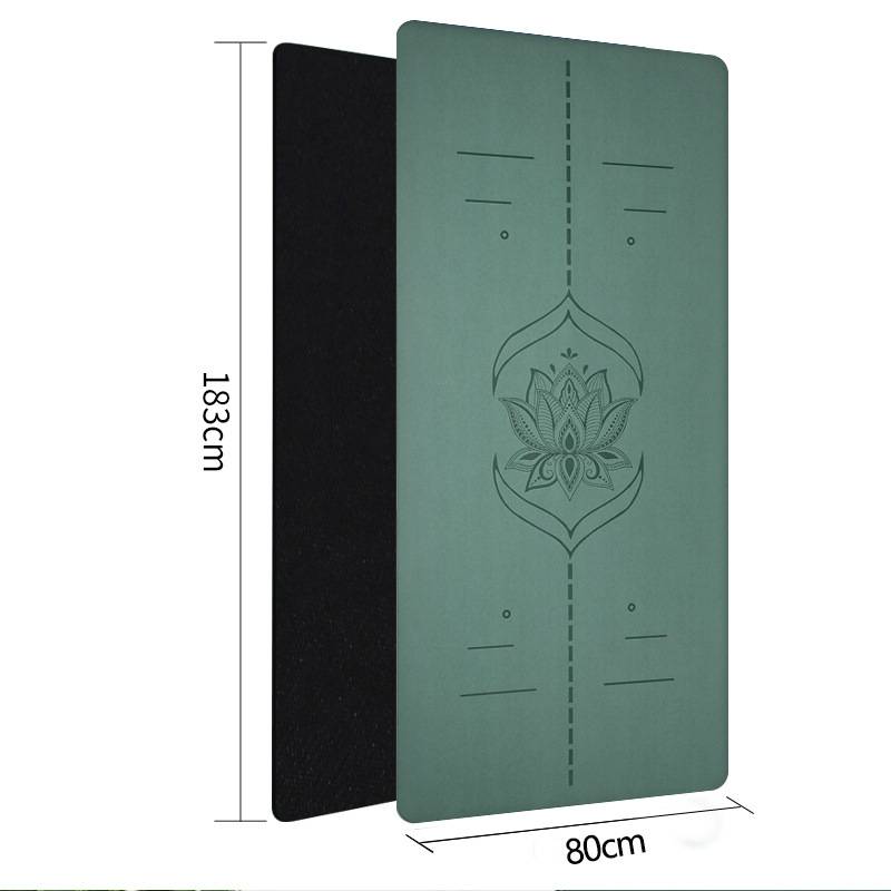 Palace 80cm scrub coconut silk natural rubber yoga cushion non -slip, taste thick, professional fitness pad