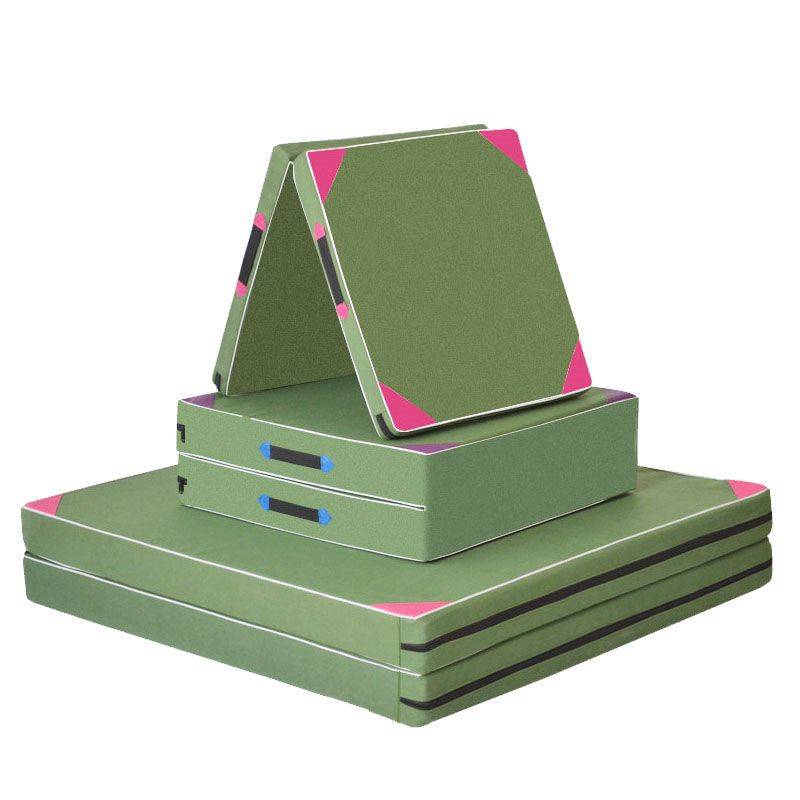 Gymnastic pad yoga mats fitness pad lunch breaks folding cushion upper lying up and sitting special pad motion folding sponge pad secondary entrance examination
