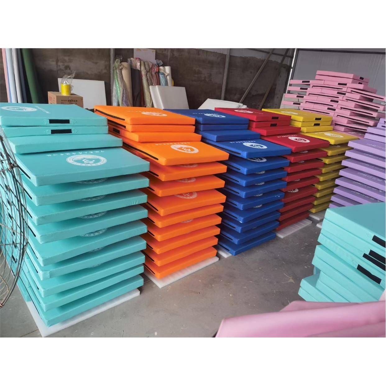 Factory gymnastics cushion Student dance cushion anti -skids sit up and sit on fitness pad Oxford cloth sponge pad yoga mat
