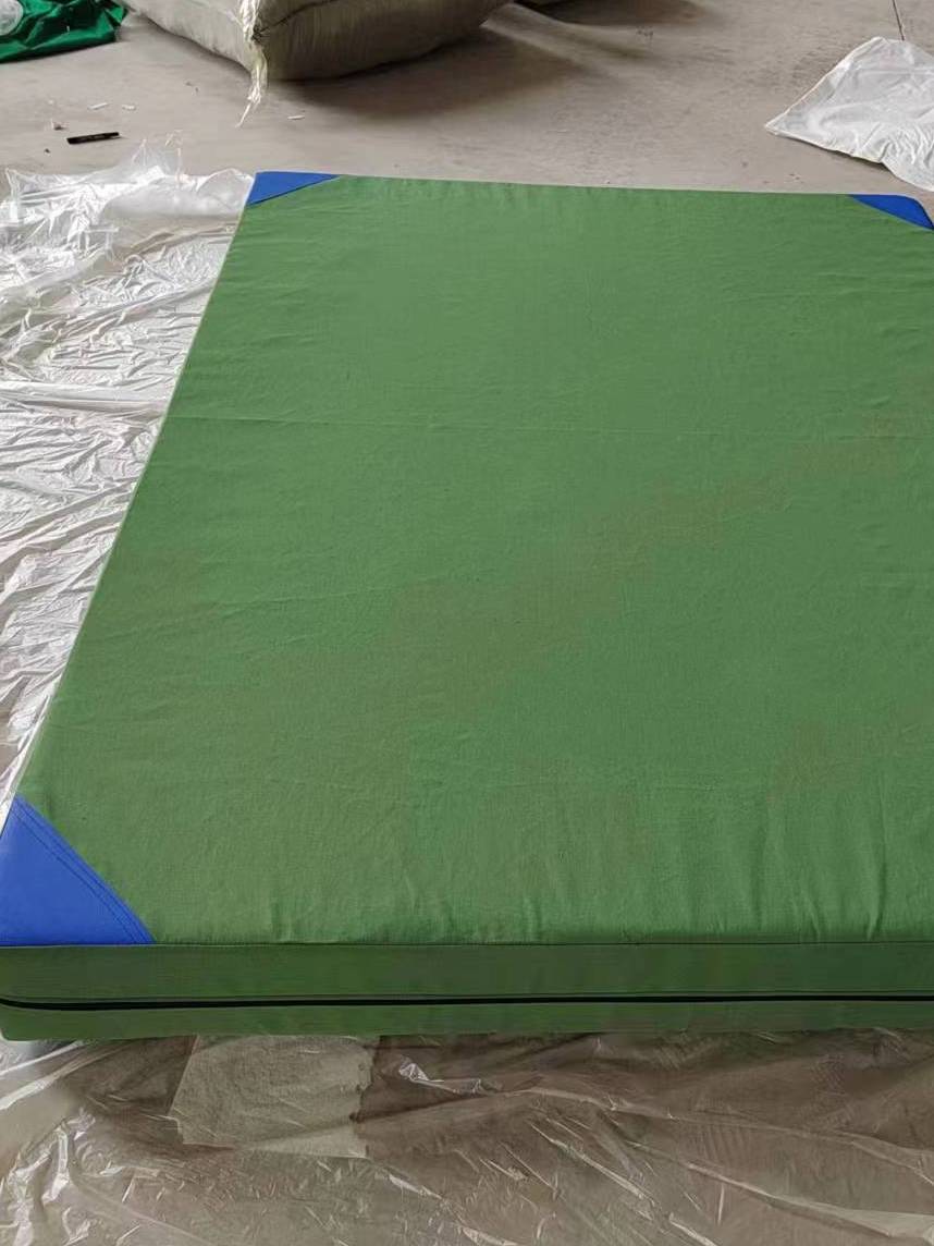 Gymnastic pads sponge bag cloth cover sports cushion organic silicon -Silicon cloth thick canvas leather custom can be customized