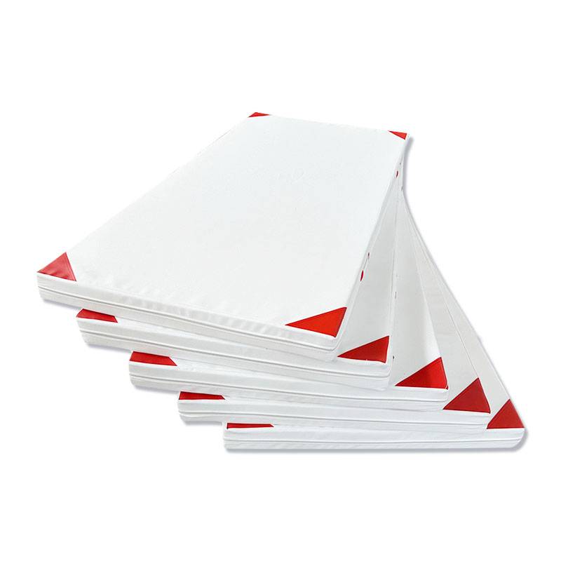 Taekwondo sky-to-painting martial arts training mats with a heavy back-to-back seating tarpaulin