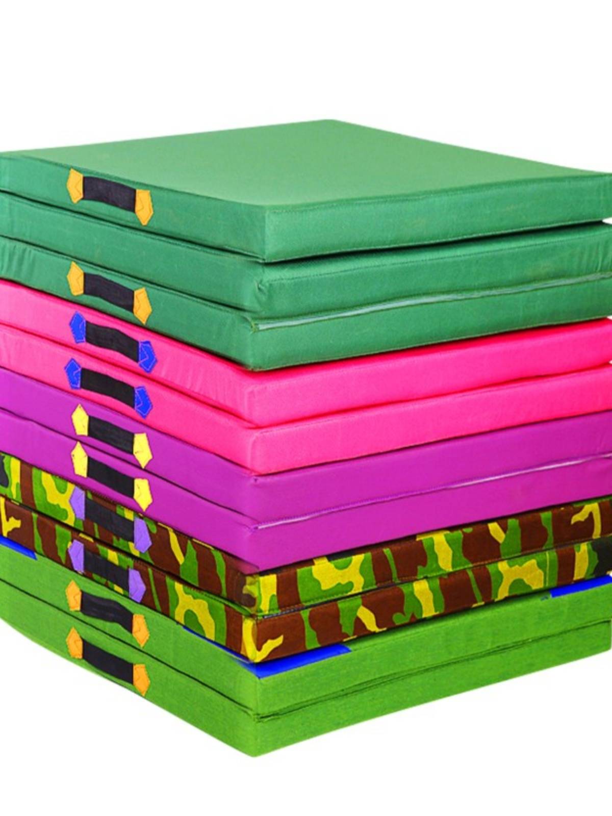 Gymnastics pads up lying on the cushion mid -examine sports sports folding thick sponge pad children's dance empty practice