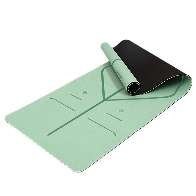 Double TPE Yoga Cushion Factory Thicked Anti -Slip and Broadening Kitcules Family Divide Sound Vury Jumping Cushion New model