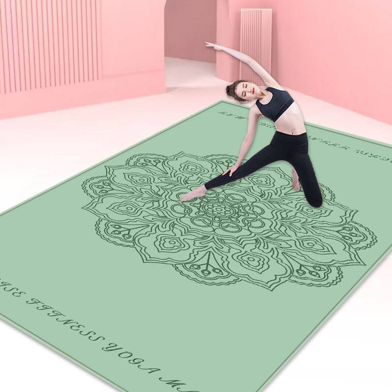 Yoga cushion fitness cushion home use non -slip shock absorption, mute, wide width, sleep, jump rope jumping pad, lady