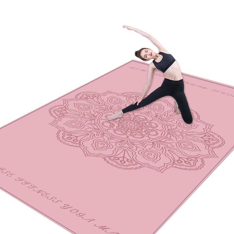 Yoga cushion fitness cushion home use non -slip shock absorption, mute, wide width, sleep, jump rope jumping pad, lady