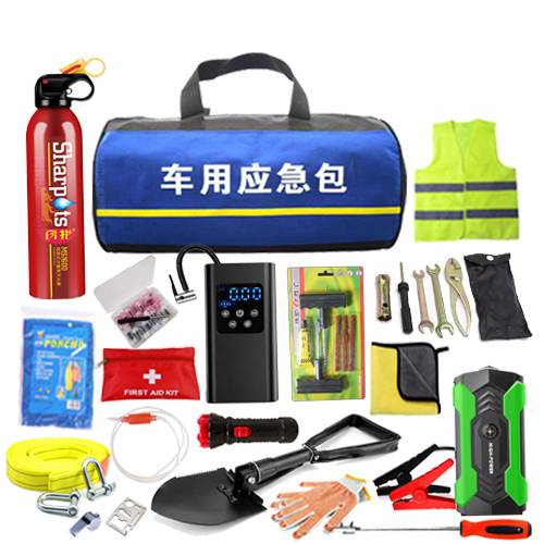 Motorcycle refiller kit with motorbike emergency kit with car kit for self-drive maintenance set