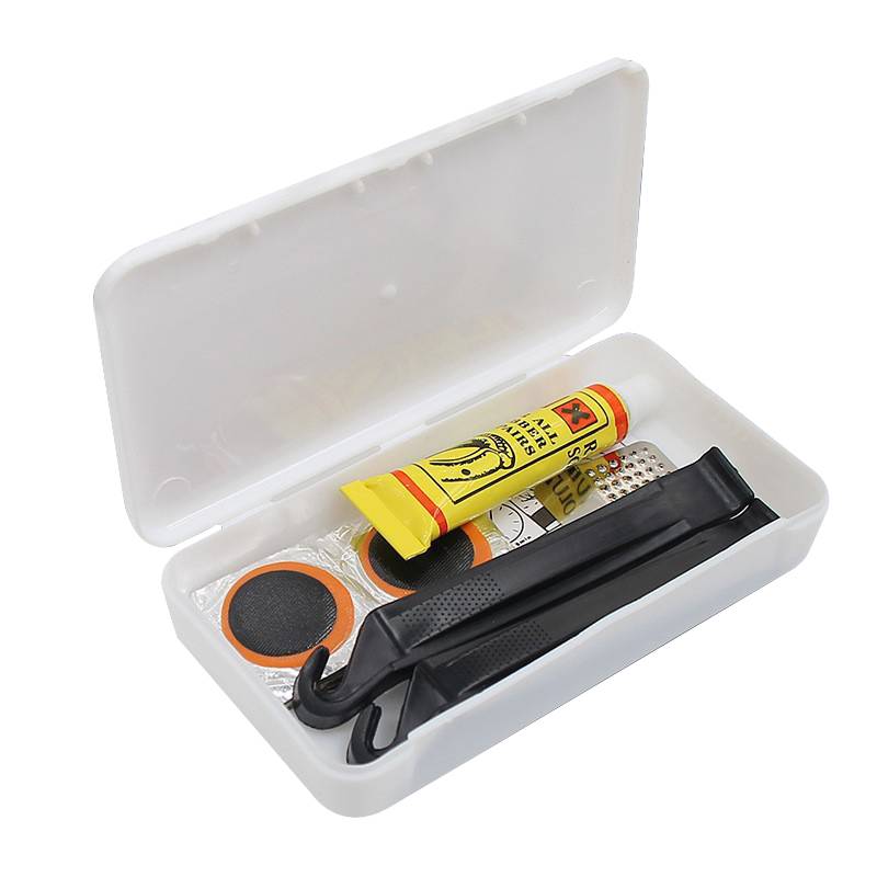 A kit of gas tank repair kits for the refilling of bicycles with refilling of motorcycles with refilling of motorcycle electrics