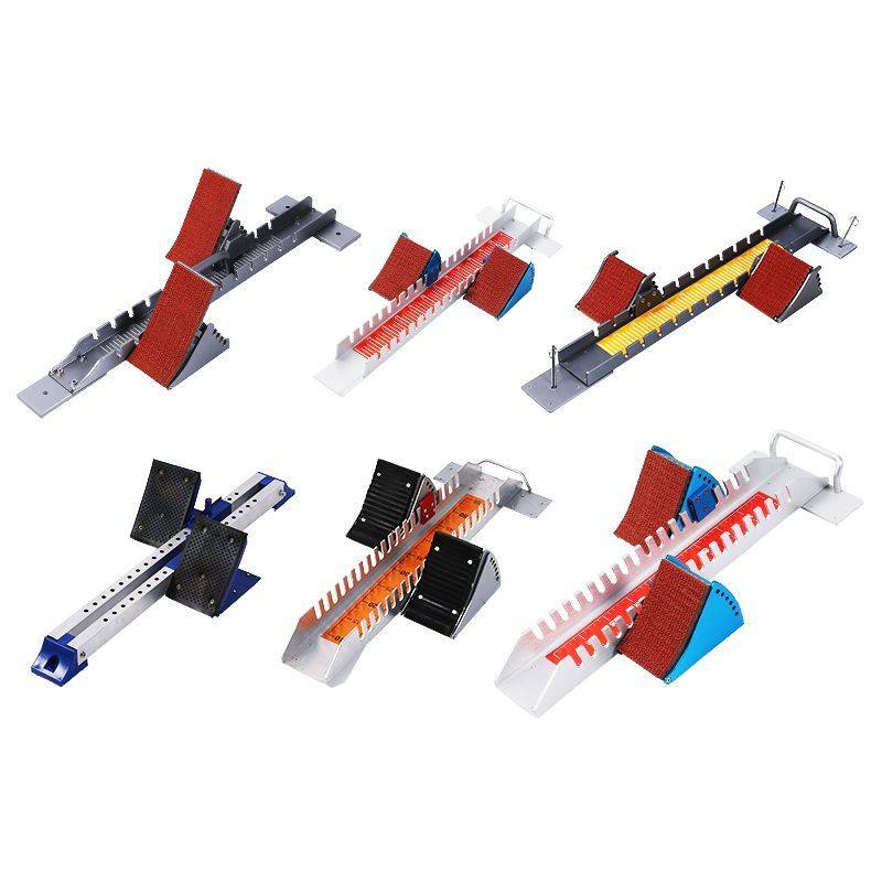 The track starter race is for the plastic track sprinter training