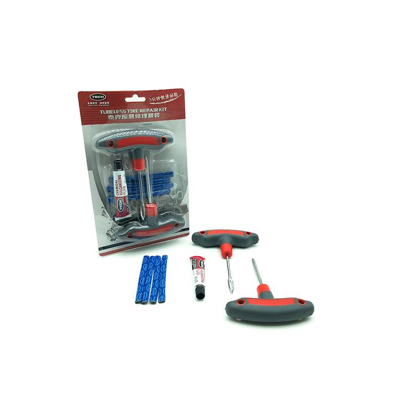 Motorcycle electric vehicle refilling tires with a Tucker Vacuum Rubber Emergency
