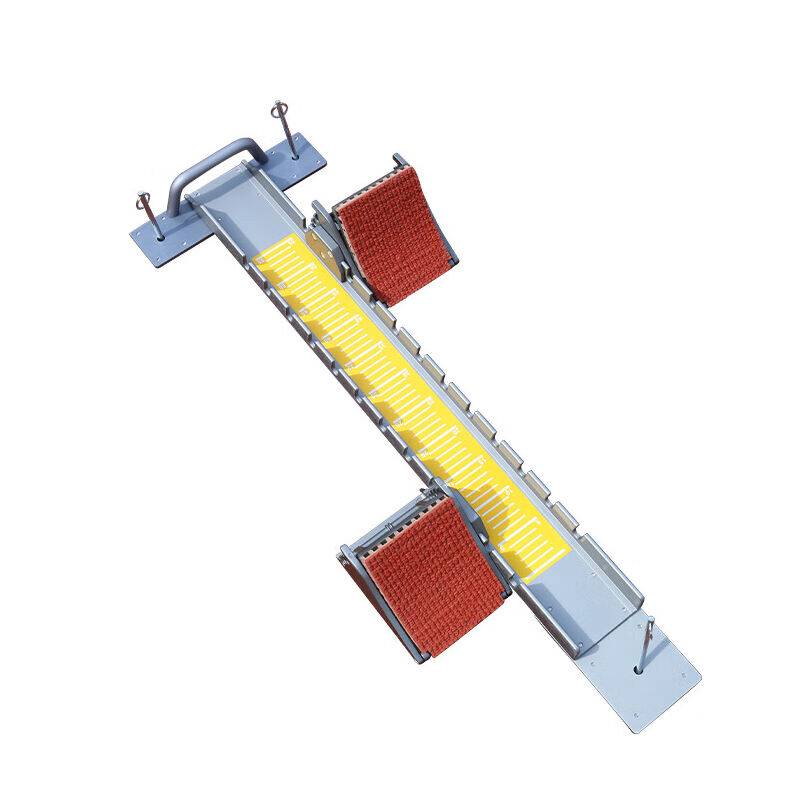 Aluminium alloy starter for a strong wing that regulates a track and field race