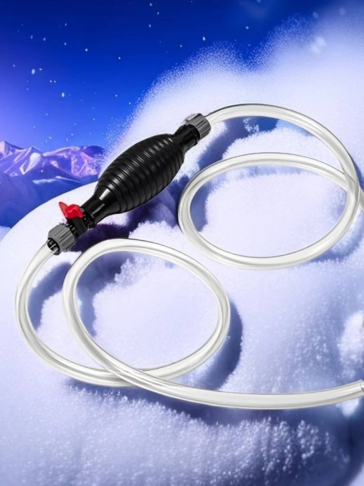 Fifth generation, hand-pumping oil-seeded fish tank in exchange for water to pump silica-pump silica