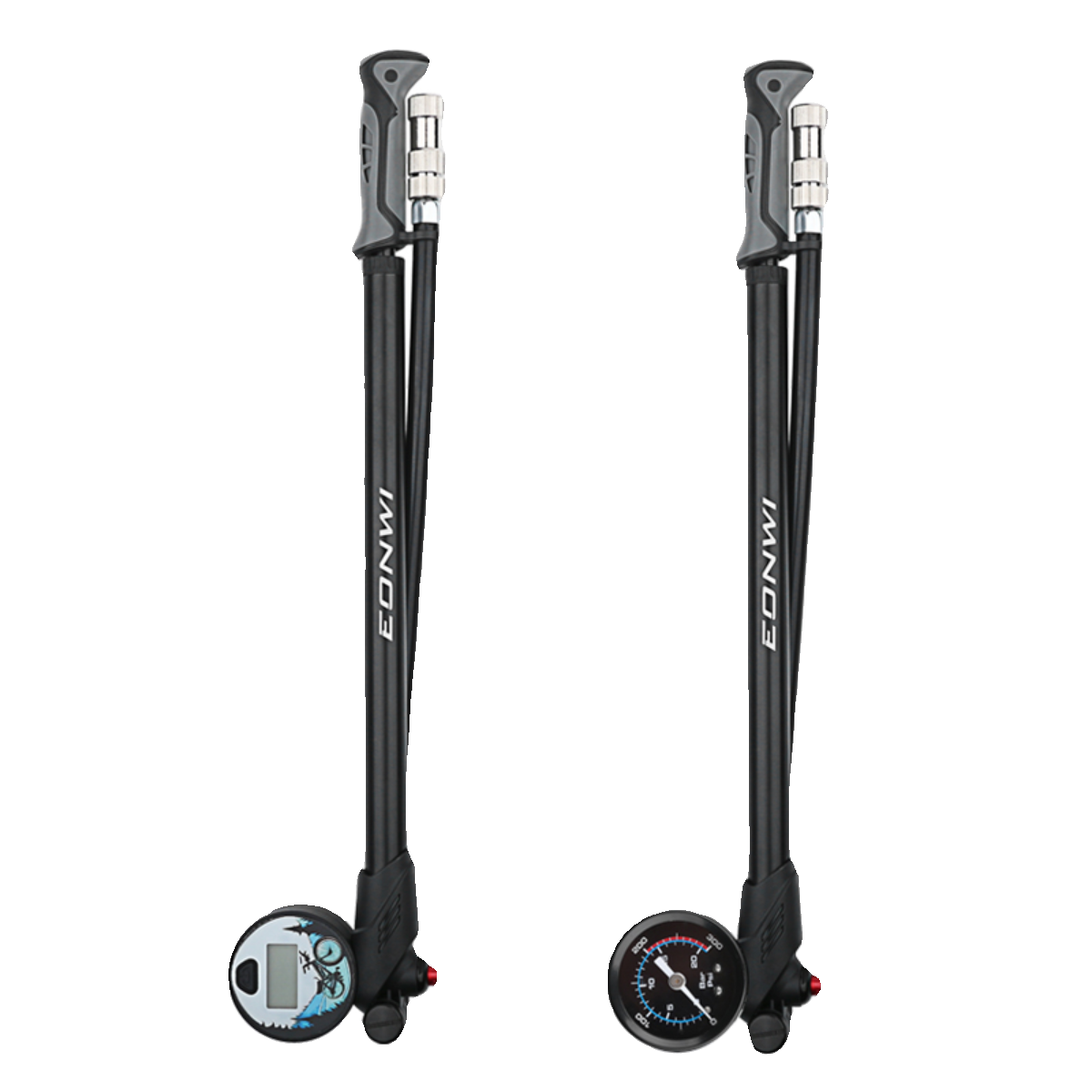 EONWI BIKE HIGH-PRESSURE AIR-PLUG PRE-SHOCK TANK FORK-DEPRESSOR INFLATING PUMP, AND A WATCH FOR THE GALLOWS