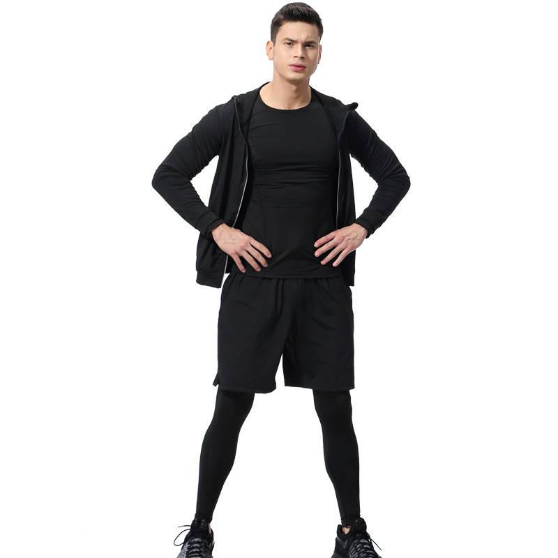 Fat Man Sports suit, fat man, high-speed dry-through gym training suit