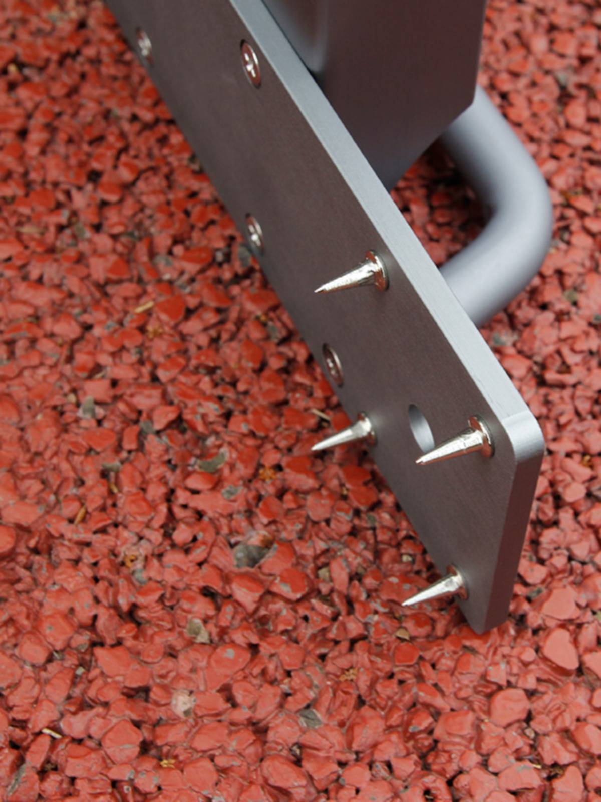 Aluminium alloy starter plastic track track sports training for runners