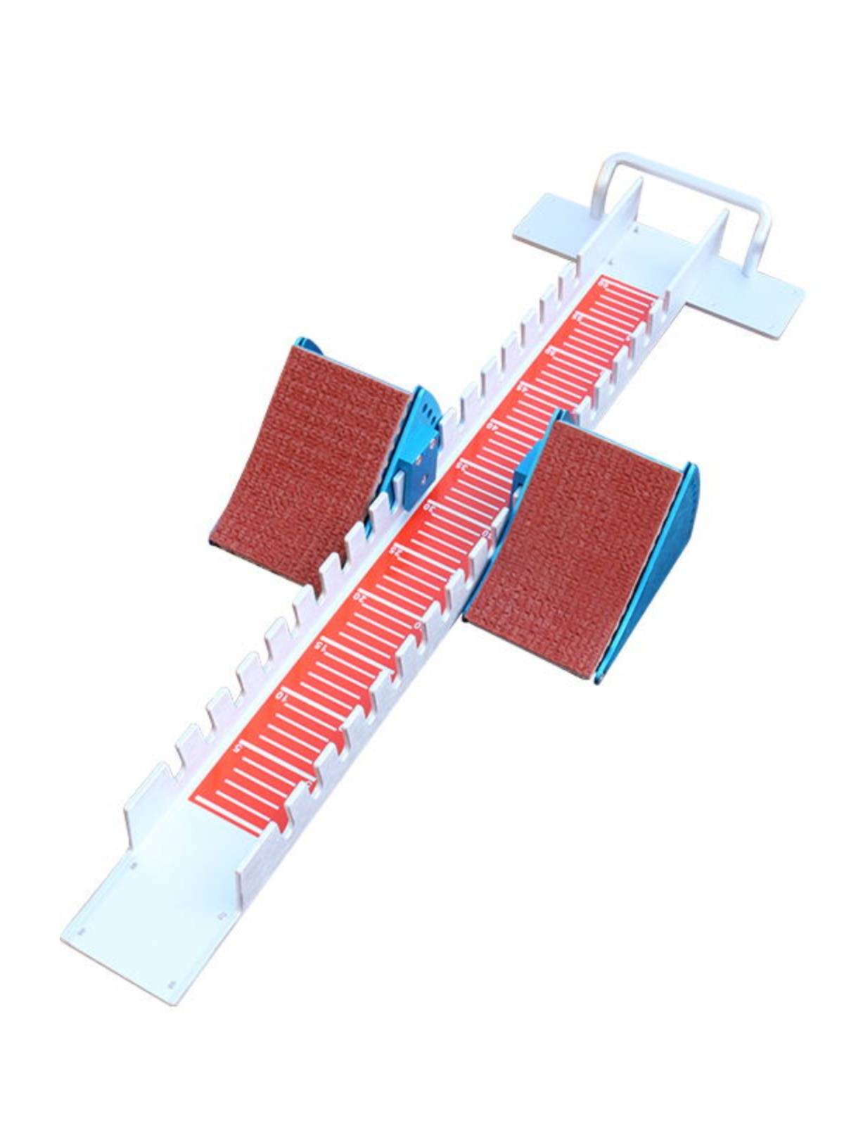 Aluminium alloy starter track and track equipment, and thick aluminium bands, adjustable