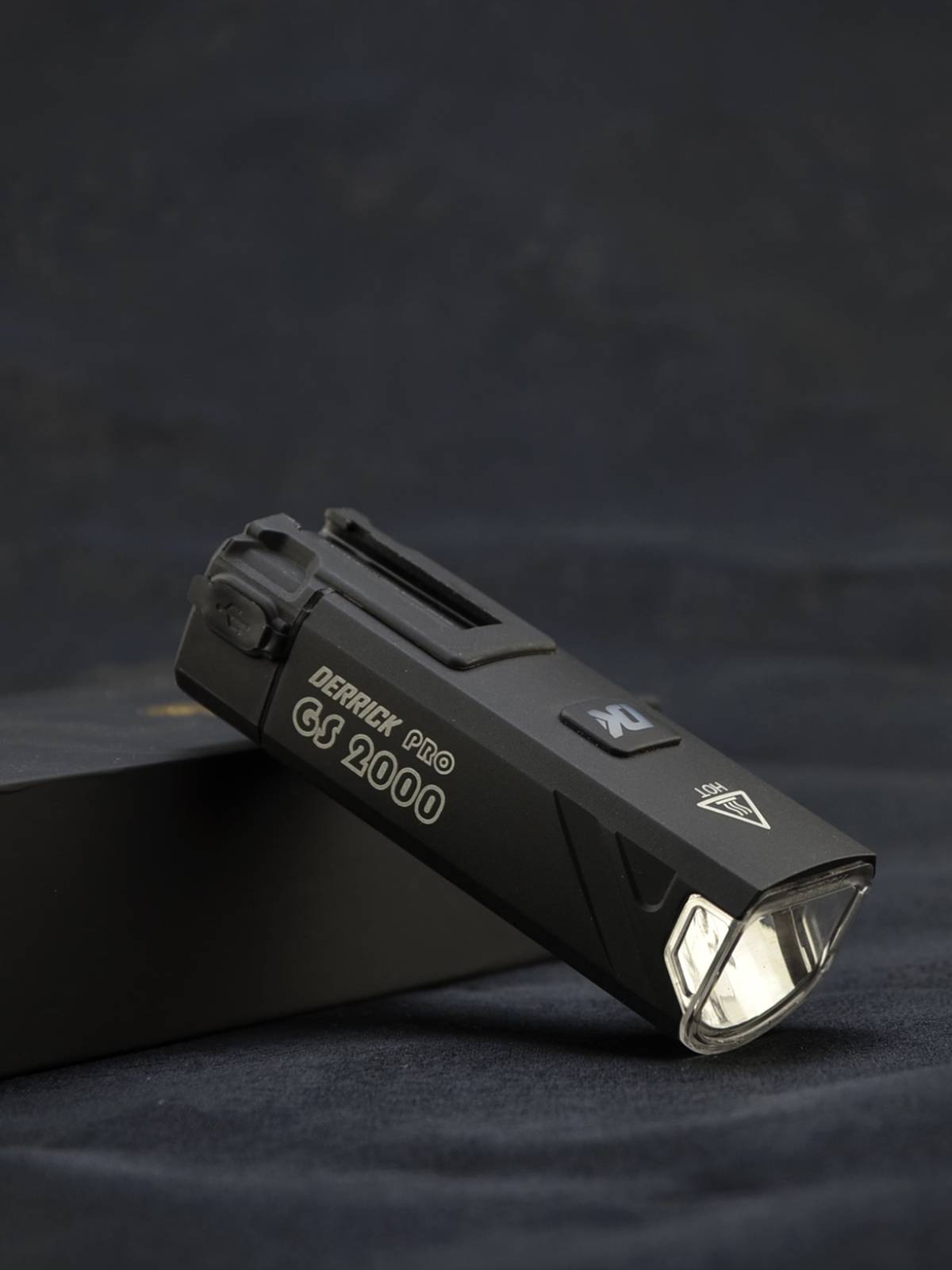 DK HILL ROAD CYCLING WITH A HANG-UP-CHARGED NIGHT-ON-NIGHT LIGHT