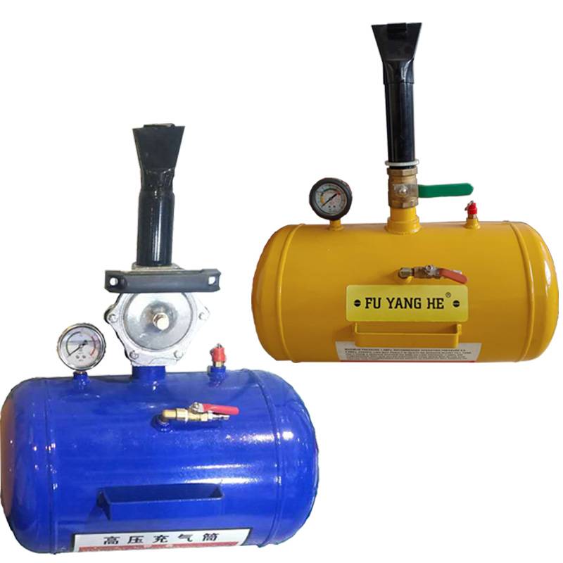 Large car tyre charger, car tyre sealer, high pressure inflater tank, large vehicle vacuum tire burster package