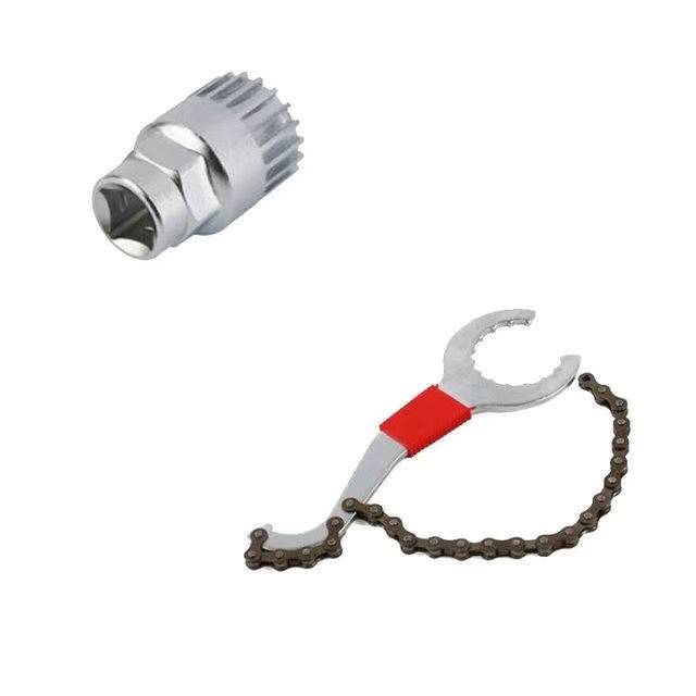 The tail hook chain wrench plus the middle axis