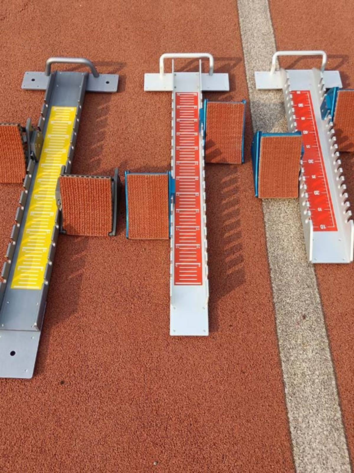 Starter Aluminium Alloy Sports Equipment Multi-purpose Rubber Plastic Runway Sprinters