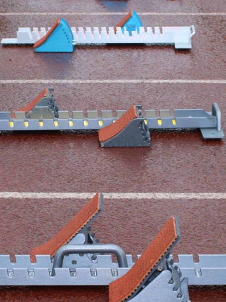 New Aluminium Alloy Sprint Starter Racer Specialized Fields Training Equipment in High School Test Aider Mail