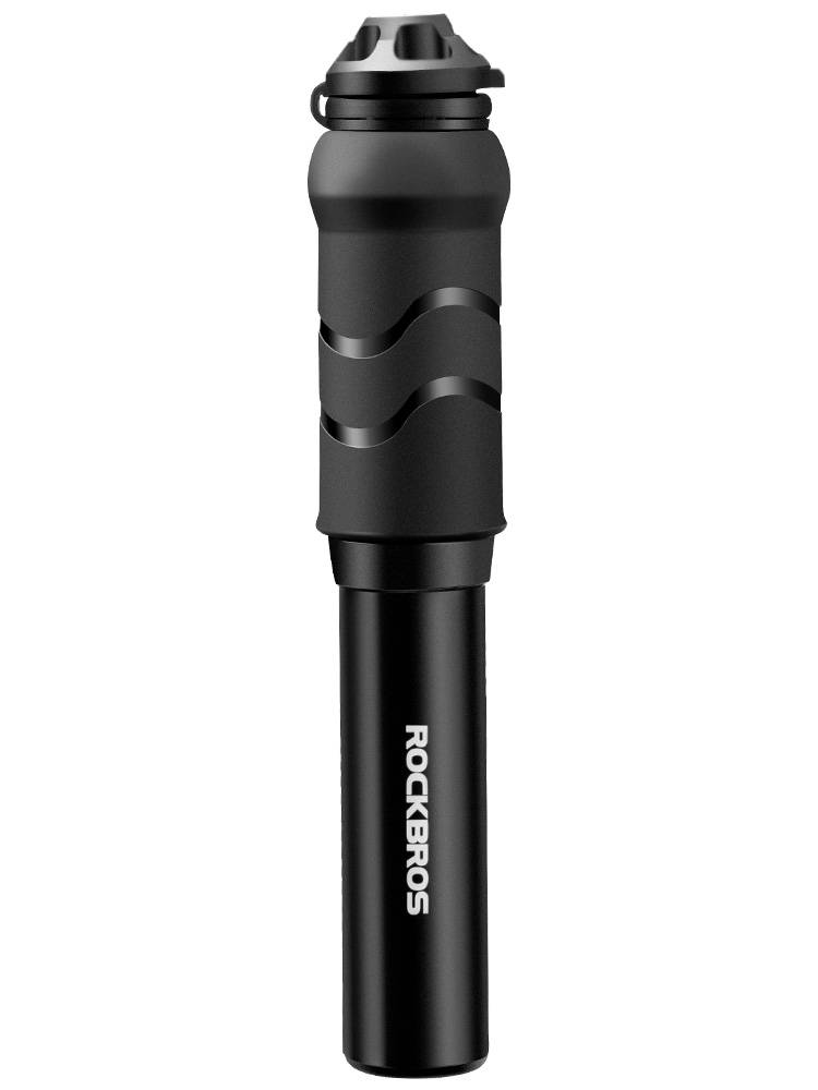 The Roark Brothers pumped a small bicycle pump with a portable mini-ball toy