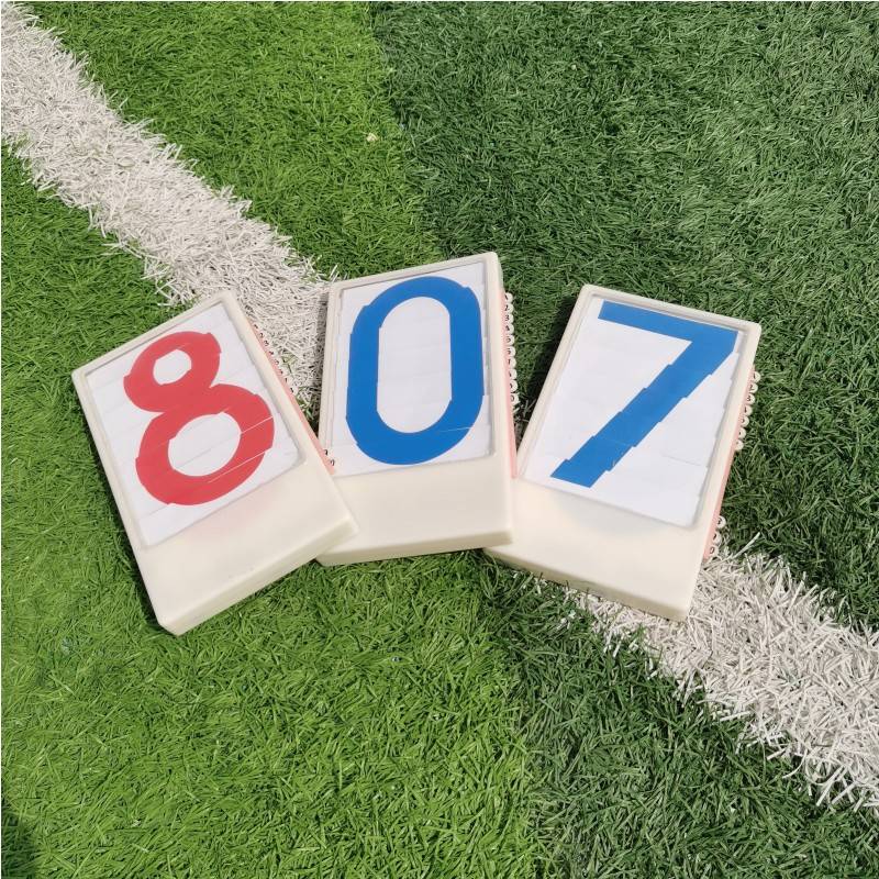 Dial scoreboard (1 set of 4 red and 2 blue)