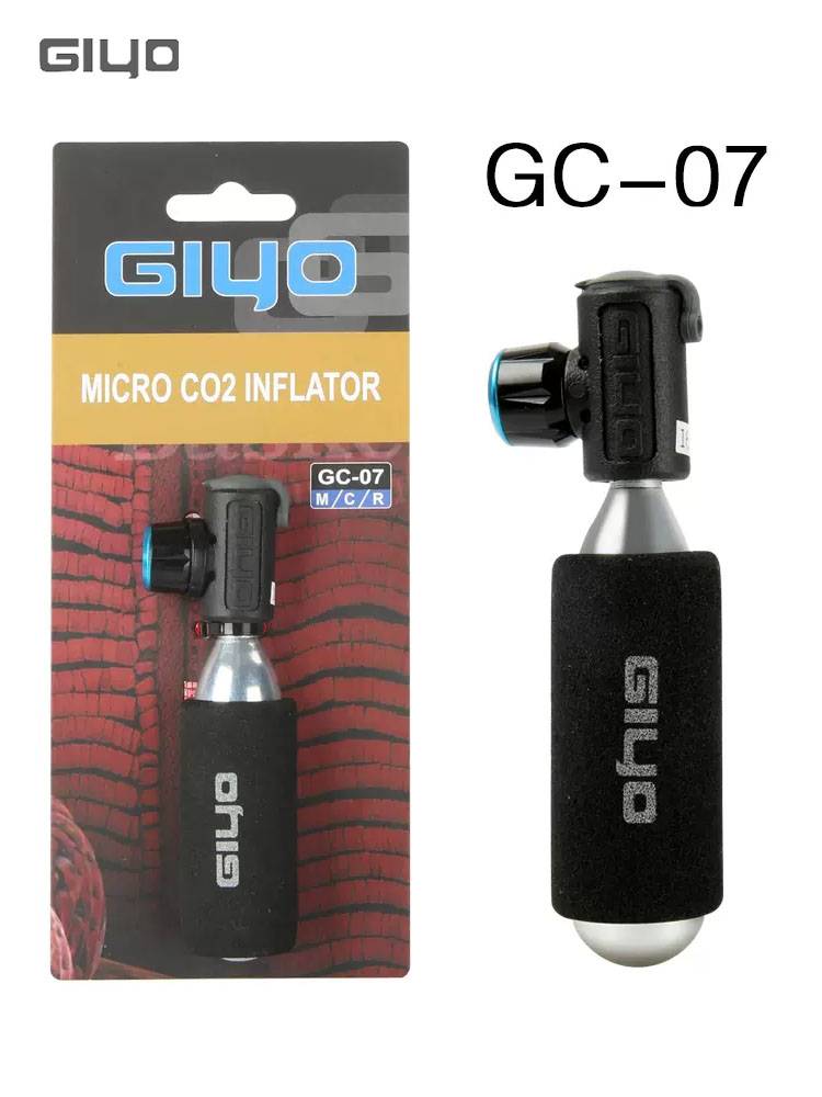 GILO QUICK INFLATER MOUNT BIKE PORTABLE CO2 GAS CYLINDER HEAD PUMP