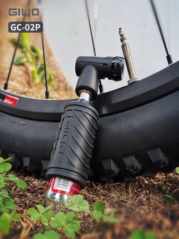 GILO QUICK INFLATER MOUNT BIKE PORTABLE CO2 GAS CYLINDER HEAD PUMP