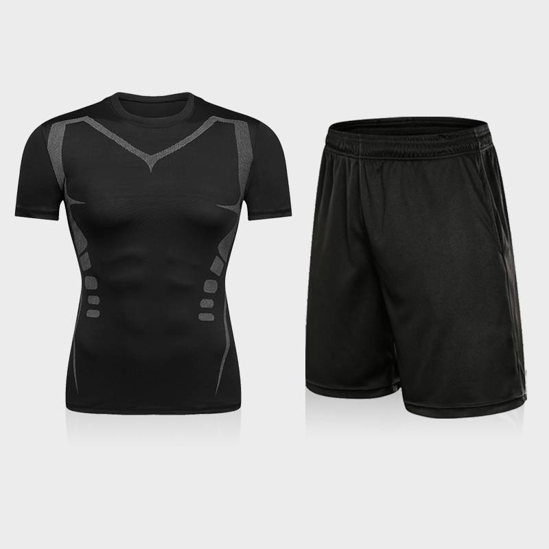 gym t-shirts, short sleeves, sweating, high-powered basketball, undershirts