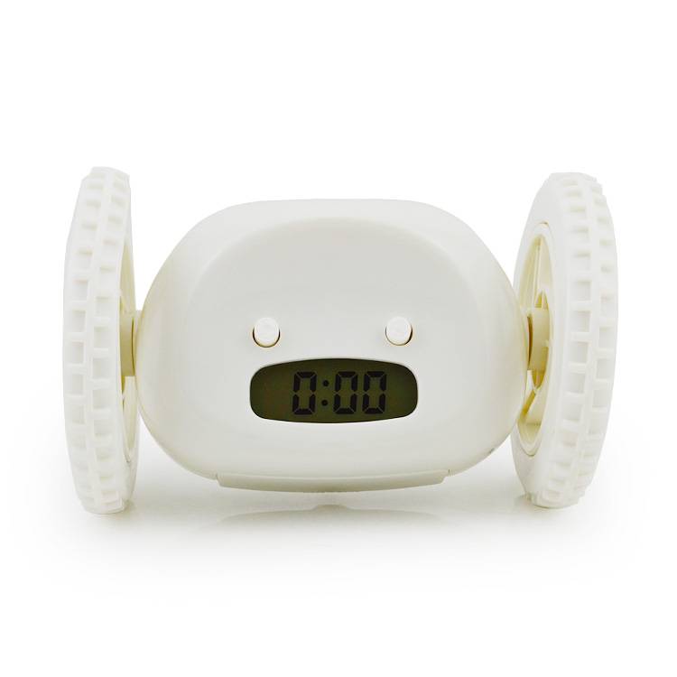 It runs the alarm clock white + screwdriver