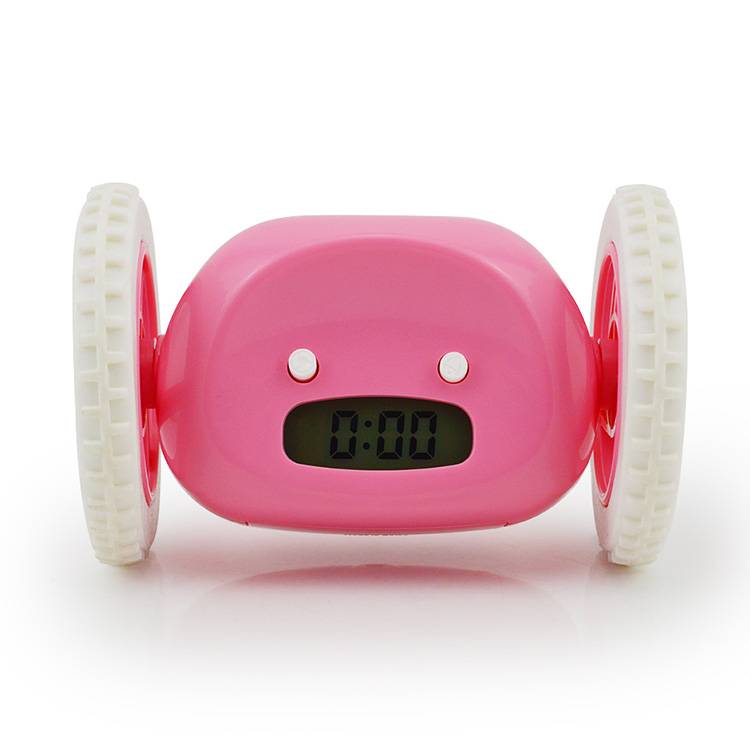 It's a pink clock and a screwdriver