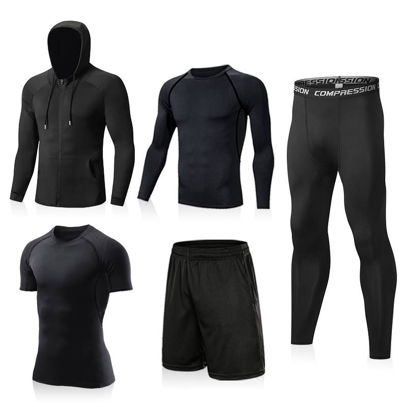 Five sets of black coats for the 001
