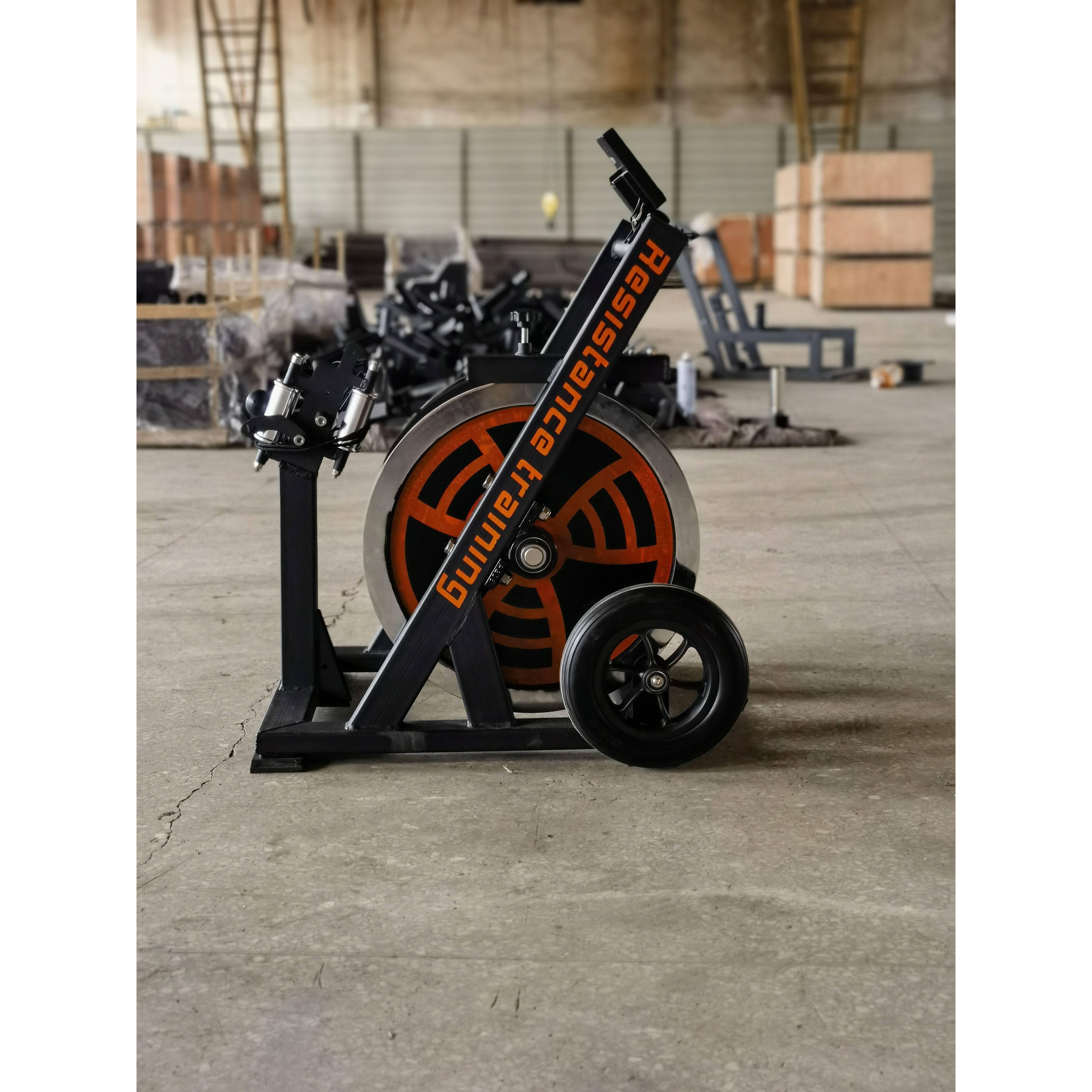 The track and field running equipment regulates the resistance 1080 towed trainer's body-force-retarded leg-retarding cord