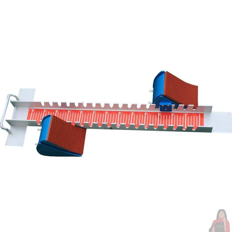 Aluminum alloy starter for the plastic runway