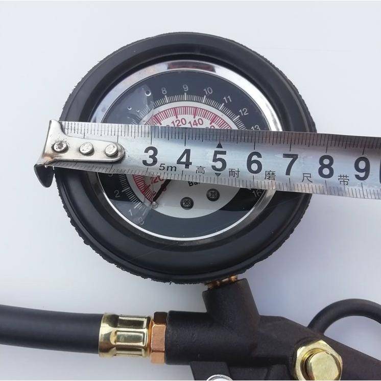 High-precision tyre-pressure pneumatic gas pistols with a pneumatic car tire-pressure monitor