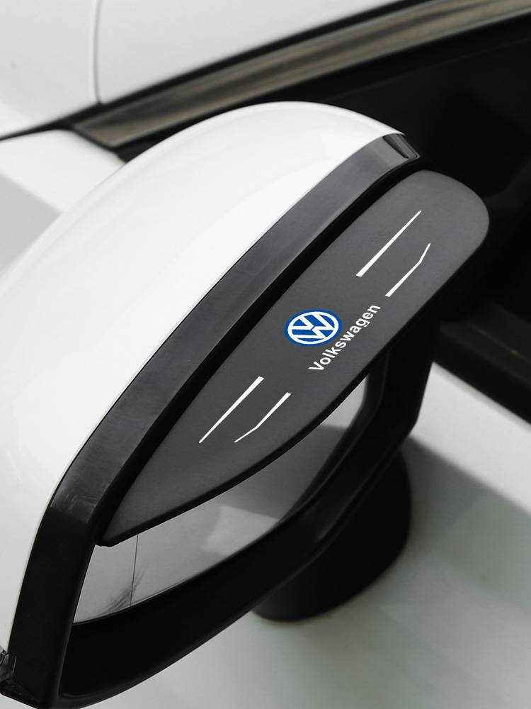 Car rear-view mirrors, rain-shield mirrors, widening of the general rain-shield eyebrows