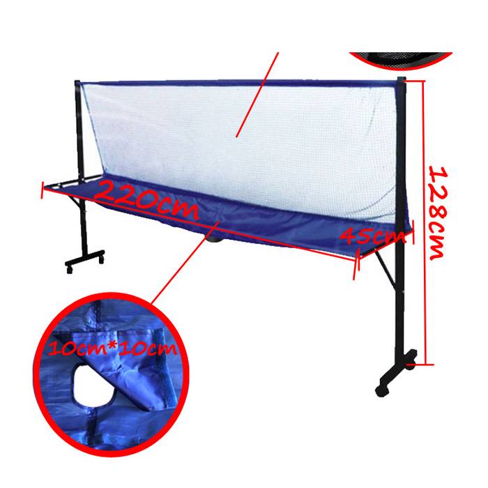 Peckte's ground-receiving net, ping-pong holster net, portable mobile player-recycling net