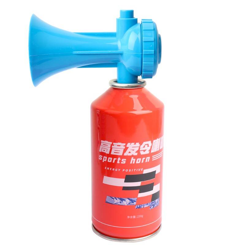 Blue horn + small gas can